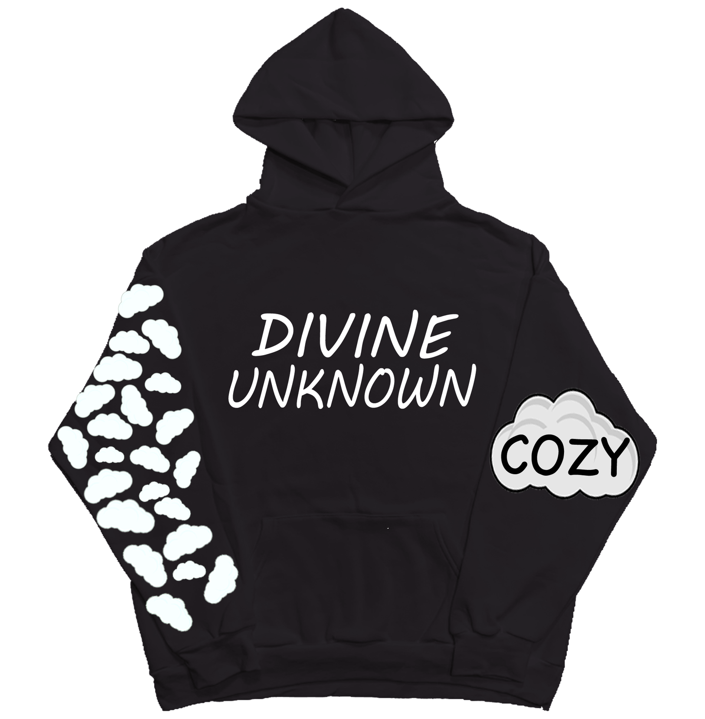 Cozy Cloud hoodie black