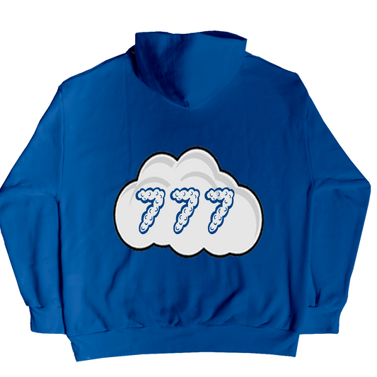 Cozy Cloud hoodie blue